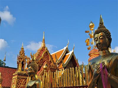 4. Wat Phra That Doi Suthep (Chiang Mai, Thái Lan)
