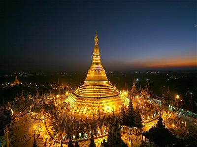9. Chùa Shwedagon (Yangon, Myanmar)